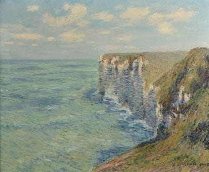 Gustave LOISEAU (1865-1935)
Falaises de Normandie,...