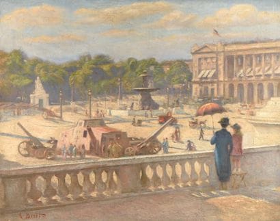 Adolphe BROET (1873-1942)
Place de la Concorde...