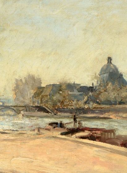 ALBERT LEBOURG (1849-1928)
Paris, les quais...
