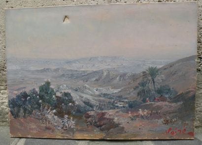 Maxime NOIRÉ (1861-1927)
Paysage d'Afrique...