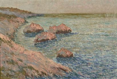 Bernard COWEZ (XXe siècle)
Rochers en bord...