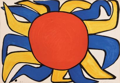 Alexander CALDER (1898-1976)
Soleil, vers...