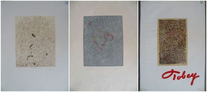 Mark Tobey (1890-1976)
Sans titre Trois gravures...