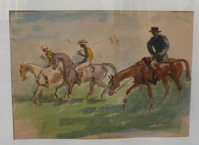 Pierre DUBAUT (1886-1968)
Cavalier au chapeau...