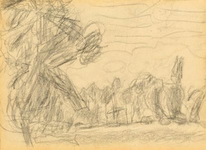 Pierre BONNARD (1867-1947)
Le jardin Crayon...