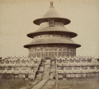 FELICE BEATO (1832-1909)
Le Temple du Ciel...