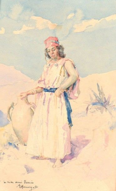 École Française du XIXe siècle
Jeune femme...