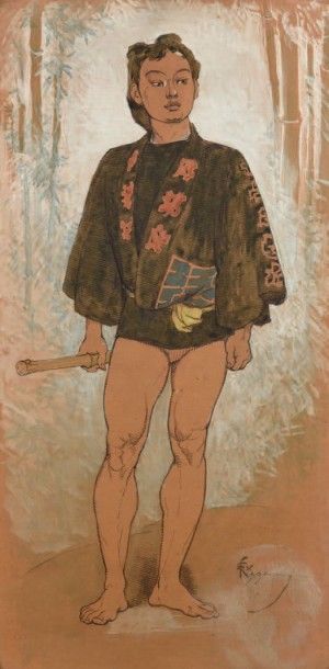 Félix-Elie REGAMEY (1844-1907)
Jeune homme...