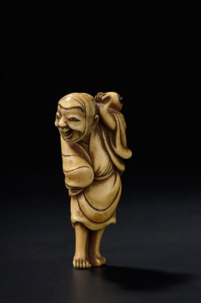 Netsuke en ivoire Japon, début du XIXe siècle...