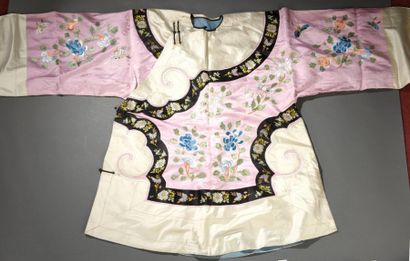 Lot de vêtements en soie brodée
Chine
Comprenant...