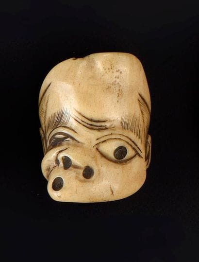 Netsuke en ivoire Japon, fin du XIXe - début...