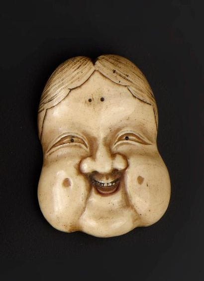 Netsuke en ivoire Japon, fin du XIXe siècle...