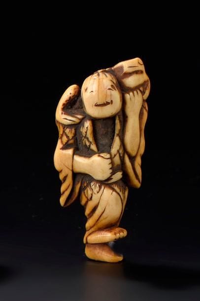 Netsuke en ivoire Japon, XIXe siècle Représentant...