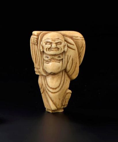Netsuke en ivoire Japon, XIXe siècle Représentant...