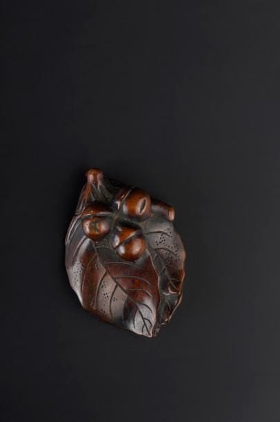 Netsuke en bois Japon, début du XIXe siècle...