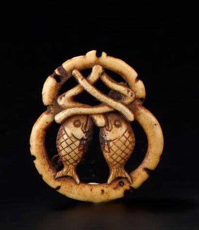 Netsuke en corne de cerf Japon, XIXe siècle...