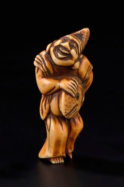 Netsuke en ivoire Japon, XIXe siècle Représentant...