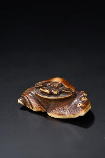 Netsuke en ivoire Japon, XIXe siècle Représentant...