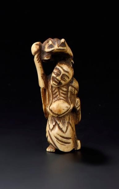 Netsuke en ivoire Japon, XIXe siècle Représentant...