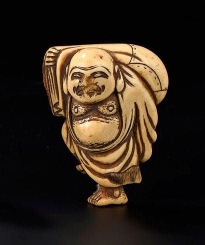 Netsuke en ivoire Japon, XIXe siècle Représentant...