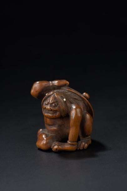 Netsuke en bois Japon, XVIIIe, XIXe siècle...