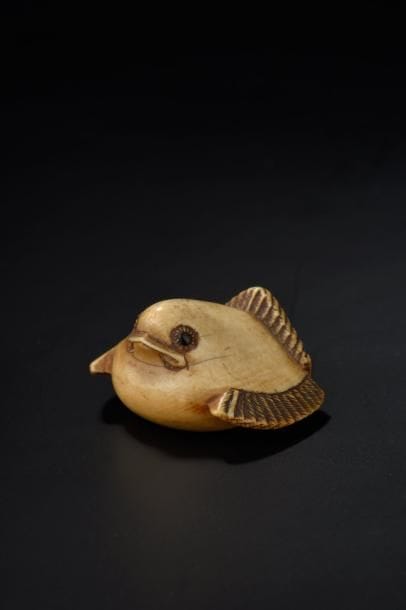 Netsuke en ivoire Japon, début du XIXe siècle...