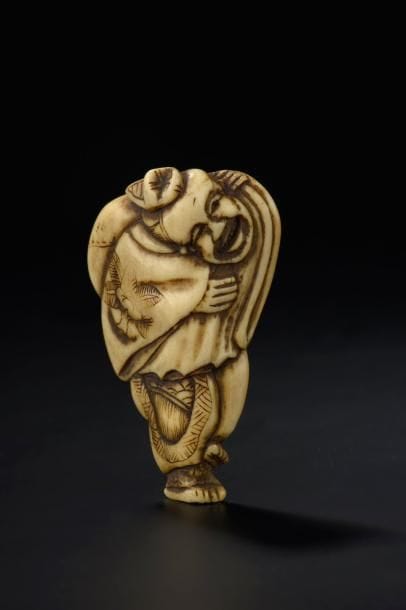 Netsuke en ivoire Japon, XIXe siècle Représentant...