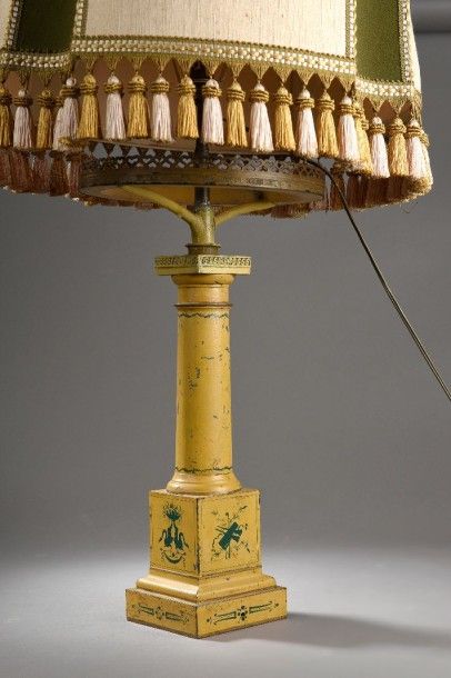 Lampe carcel en partie du XIXe siècle. En...