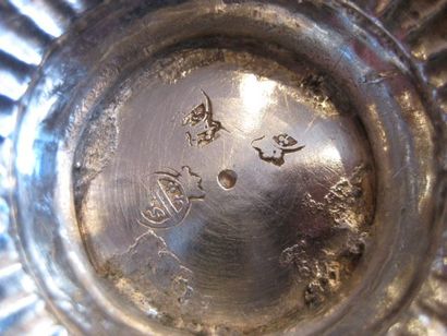 Rare timbale en argent du XVIIIe siècle....