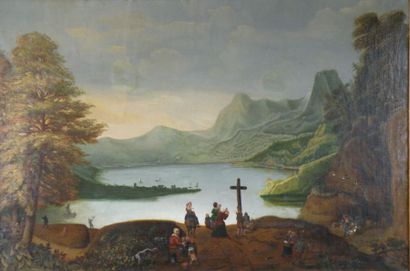 BESOGNET - Ecole du XIXe siècle
Le calvaire...