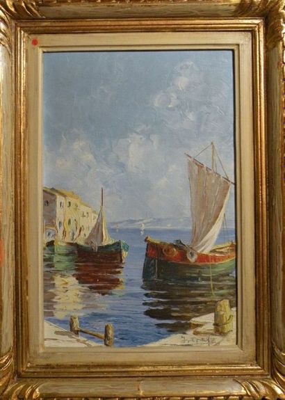 Ecole provençale du XXe siècle
Le port de...