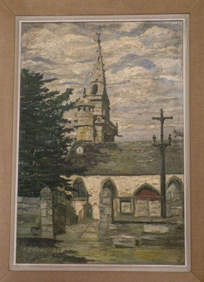 F.DOMERGUE
Eglise Bretonne Huile sur toile...