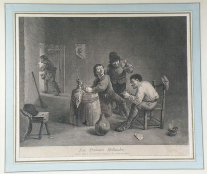 Lot de deux gravures du XVIIIe siècle D'après...