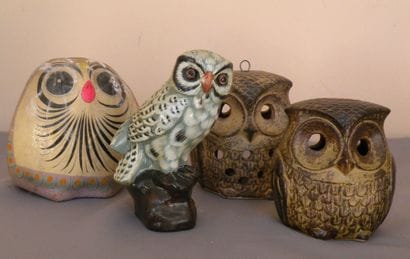 Collection de chouettes.