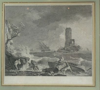 D'après VERNET
Trois gravures représentant...