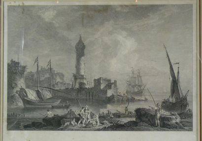 D'après VERNET
Trois gravures représentant...