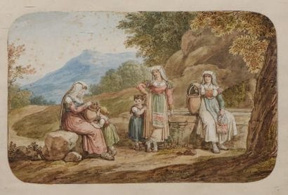 Bartalomeo PINELLI (1771-1835)
La halte des...