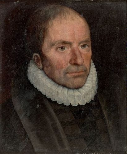 École hollandaise, vers 1600
Portrait d'homme...