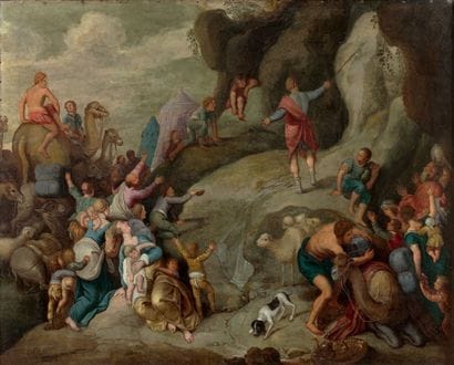 École FLAMANDE du XVIIe siècle, suiveur de...