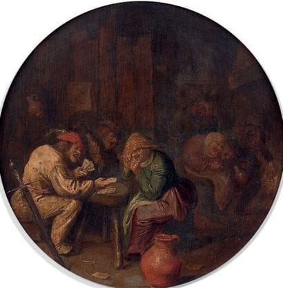 Attribué à Pieter QUAST (Amsterdam 1606-1647)
Joueurs...