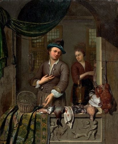 École HOLLANDAISE du XVIIIe siècle, entourage...