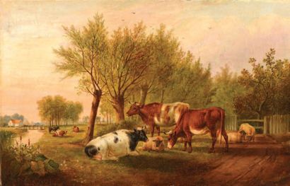Thomas Sydney COOPER (1803-1902)

Vaches
Huile...
