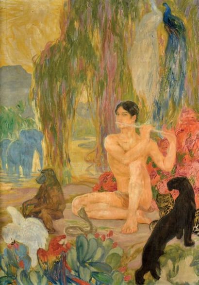 Clémentine Hélène DUFAU (1869-1937)

Zoologie
Huile...