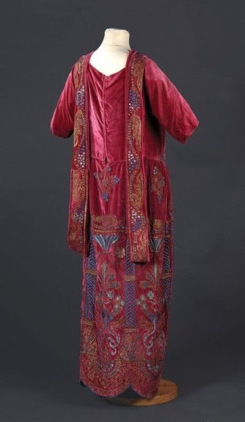 Robe du soir, haute-couture, anonyme, vers...