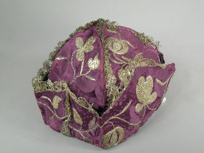 Bonnet d'intérieur d'homme, première moitié...