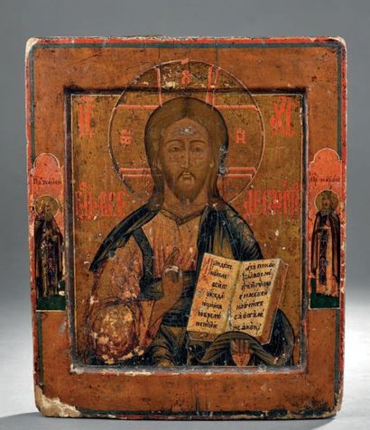 Christ Pantocrator, Russie, vers 1800
Avec...
