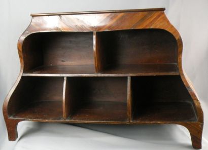 Cartonnier en placage de satiné d'époque...