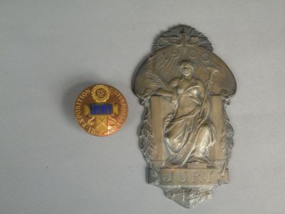 Exposition Universelle Paris 1900. Plaque...
