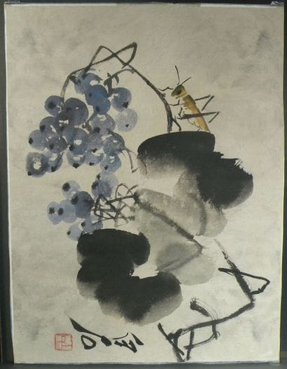 Peinture à l'encre et couleur sur papier
Chine
Représentant...