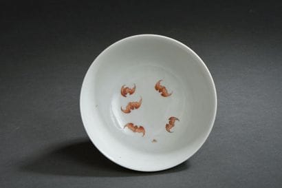 Bol en porcelaine de la famille rose
Chine,...